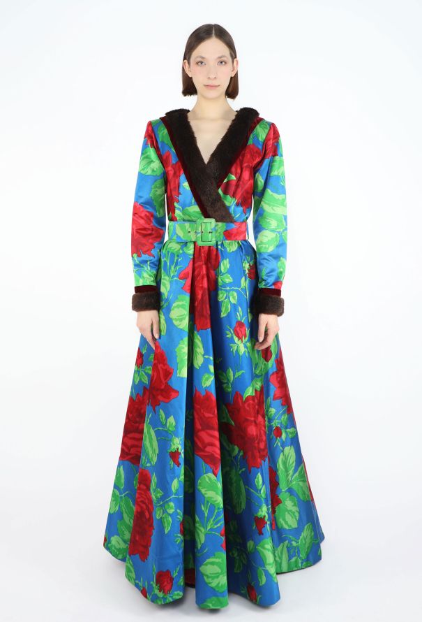Saint Laurent EXQUISITE Haute Couture Spring 1988 Rose Ballgown - 3