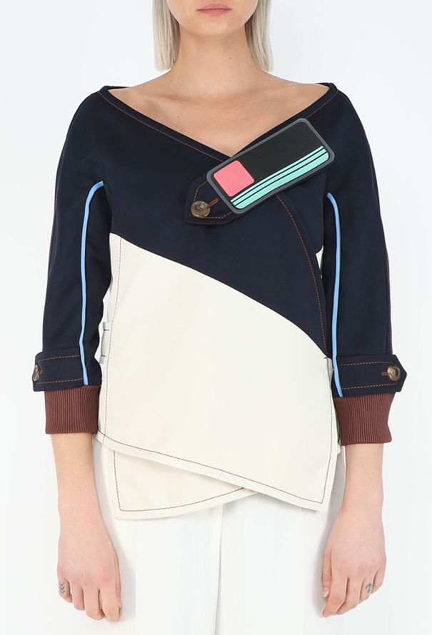 Prada S/S 2017 Retro Patchwork Jacket - 3