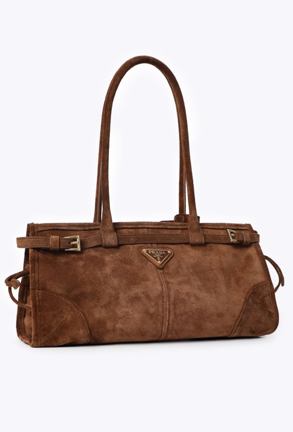 Prada Bonnie Medium Suede Bag, 2025 - 2