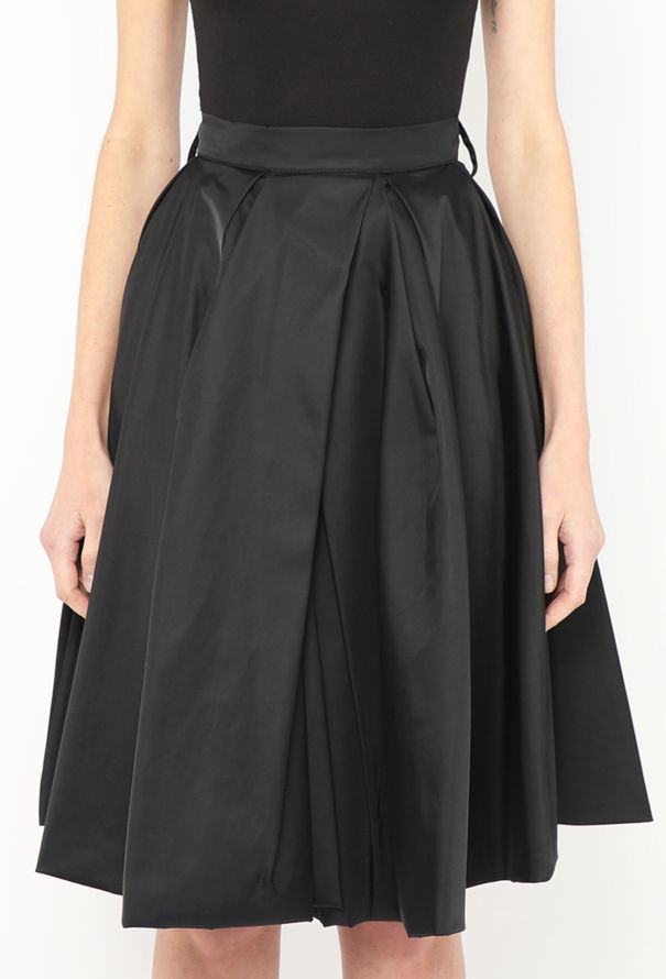 Prada F/W 2000 Pleated Nylon Skirt - 3