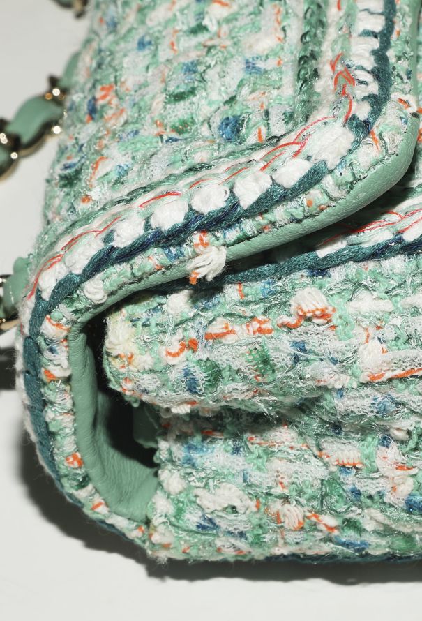 Chanel S/S 2019 Tweed Mini Rectangular Timeless Bag - 14