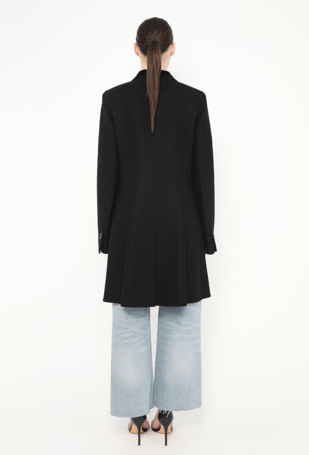 Hermès Cashmere Velvet Collar Coat - 5