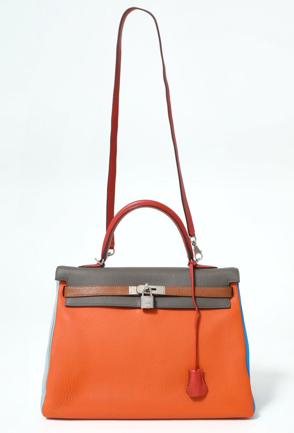 Hermès Limited Edition Kelly Arlequin Retourné 35 - 2