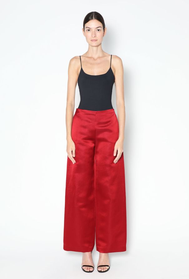 The Row F/W 2017 Strom Satin Trousers - 1