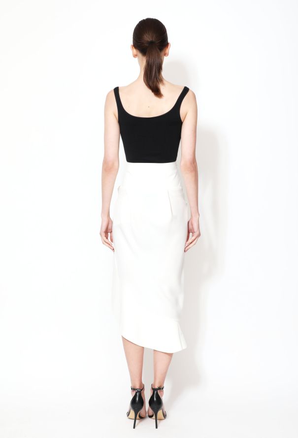 Balenciaga 2013 Draped Flamenco Silk Skirt - 4