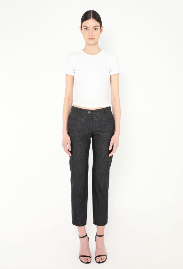 Chanel 2005 Iridescent 'CC' Button Jeans - 3