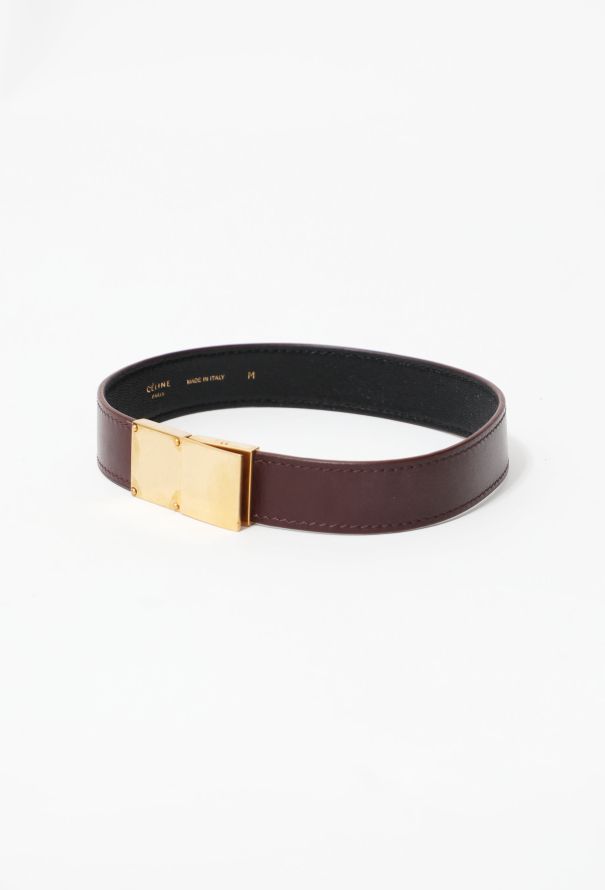 Céline Double Strap Leather Bracelet - 2