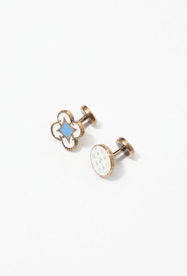 Louis Vuitton Monogram Enamel Cufflinks - 2