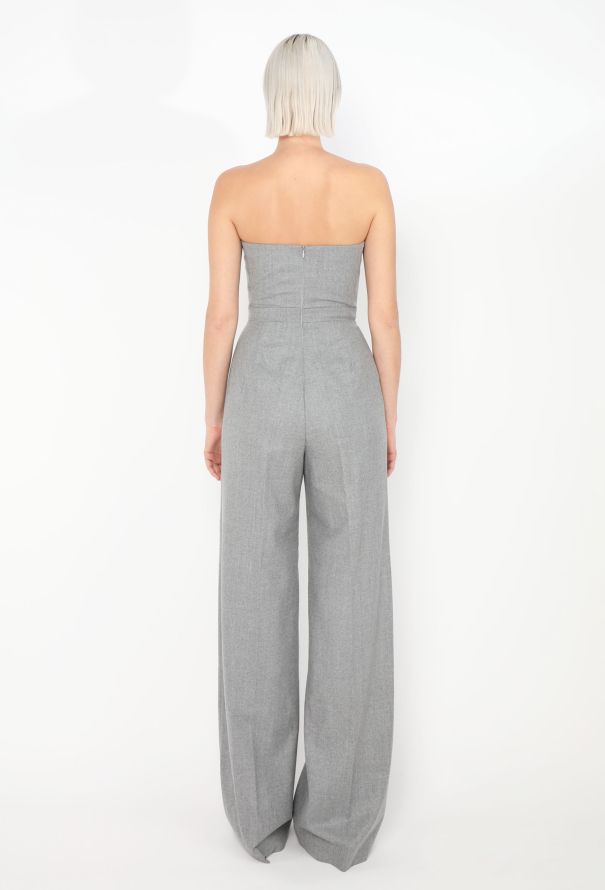 Pleated Bustier Jumpsuit - 4