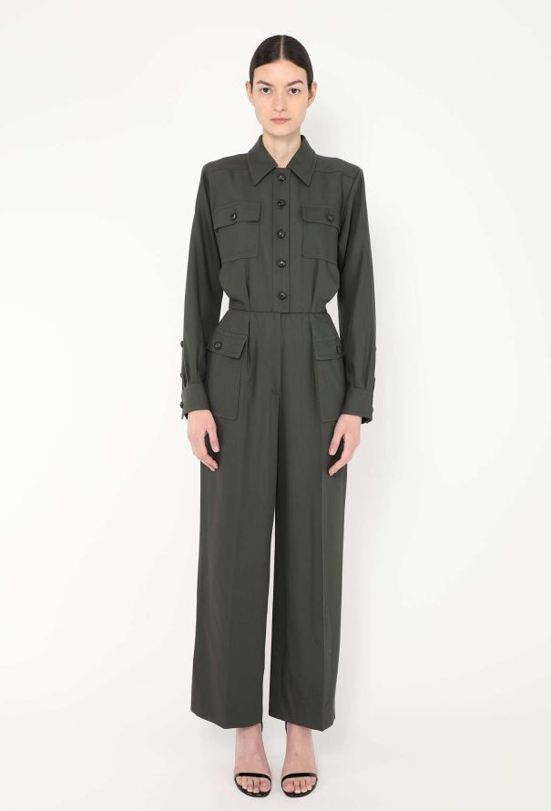 Saint Laurent Wide-Leg Utility Jumpsuit, F/W 1998 - 4