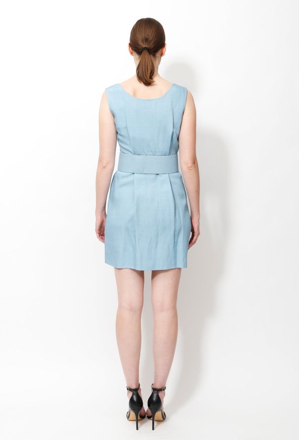 Balenciaga 2008 Belted Day Dress - 5