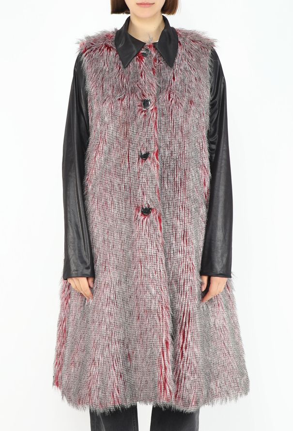Issey Miyake Early 2000s Ombré Plume Coat - 3