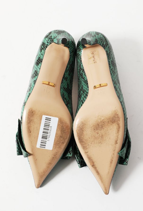 Gucci Python 'Queen Margaret' Pumps - 7