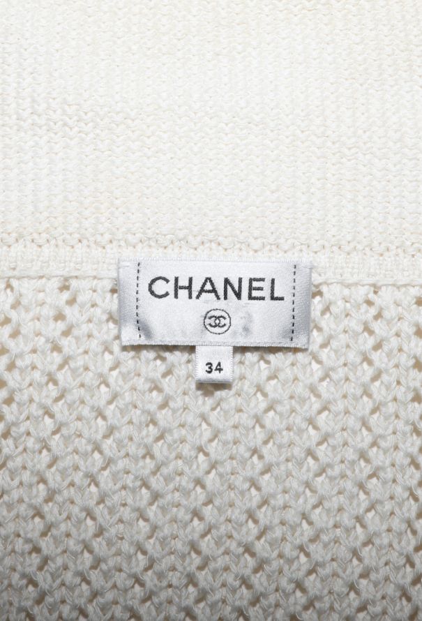 Chanel La Pausa Open-Knit Cardigan, Resort 2019 - 6