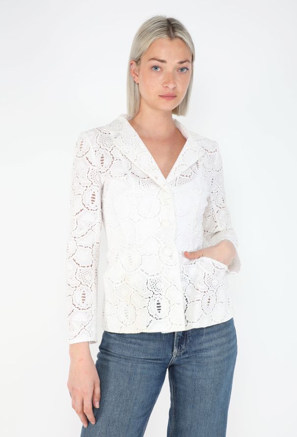 Dior Broderie Lace Bar Jacket, 2018 - 5