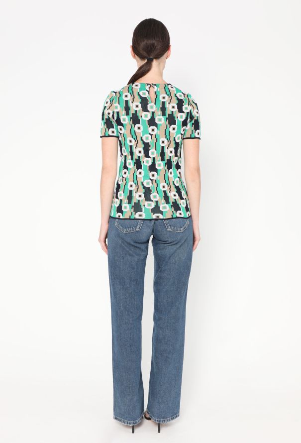 Balenciaga Resort 2011 Abstract Knit Top - 4