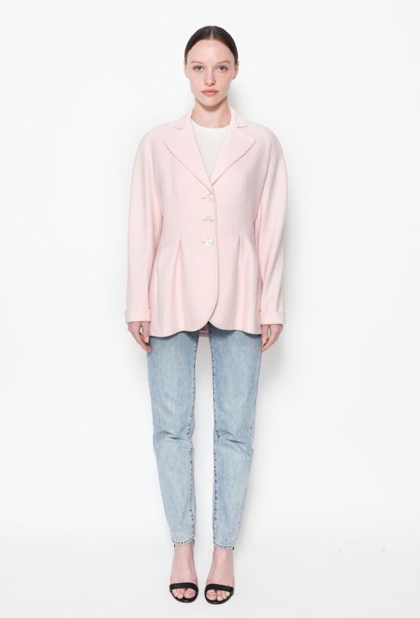 Valentino 90s Bouclé Jacket & Skirt Set - 1