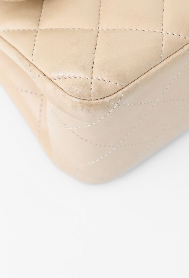 Chanel Beige Jumbo Timeless Flap Bag - 11