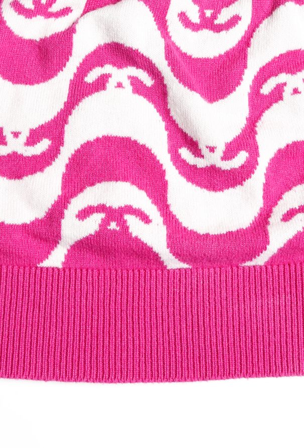 Chanel 2021 Cashmere 'CC' Bandeau - 5