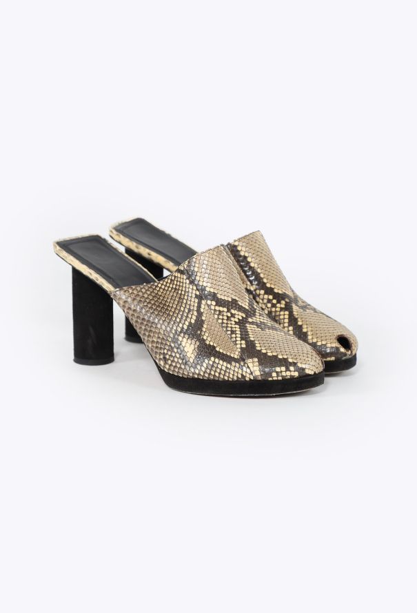Céline Pre-Fall 2017 Snakeskin Mules - 4
