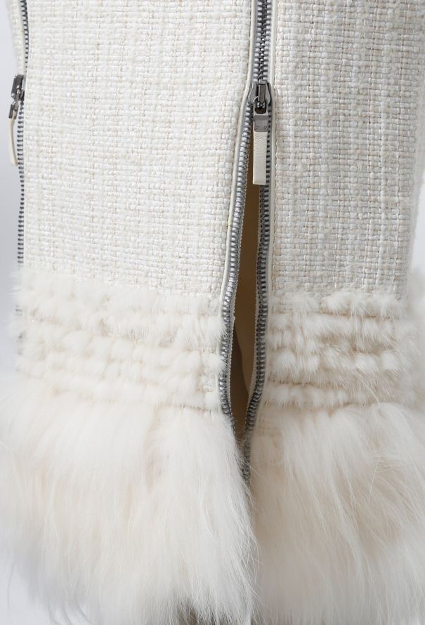 Alexander McQueen F/W 2011 Mink Trimmed Skirt - 5