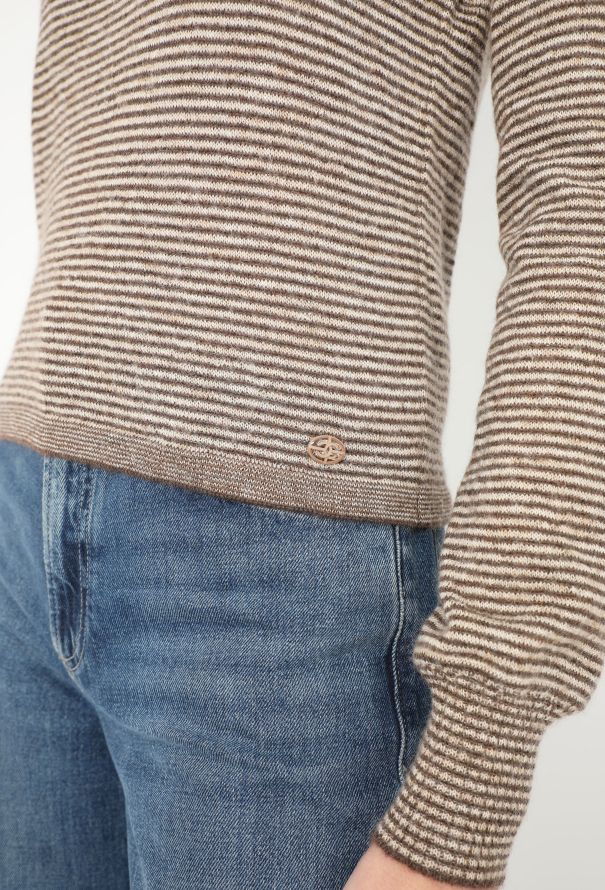 Chanel F/W 2015 Striped Mohair Turtleneck - 5