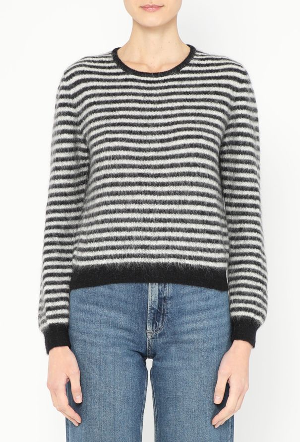 Saint Laurent 2015 Striped Mohair Sweater - 2