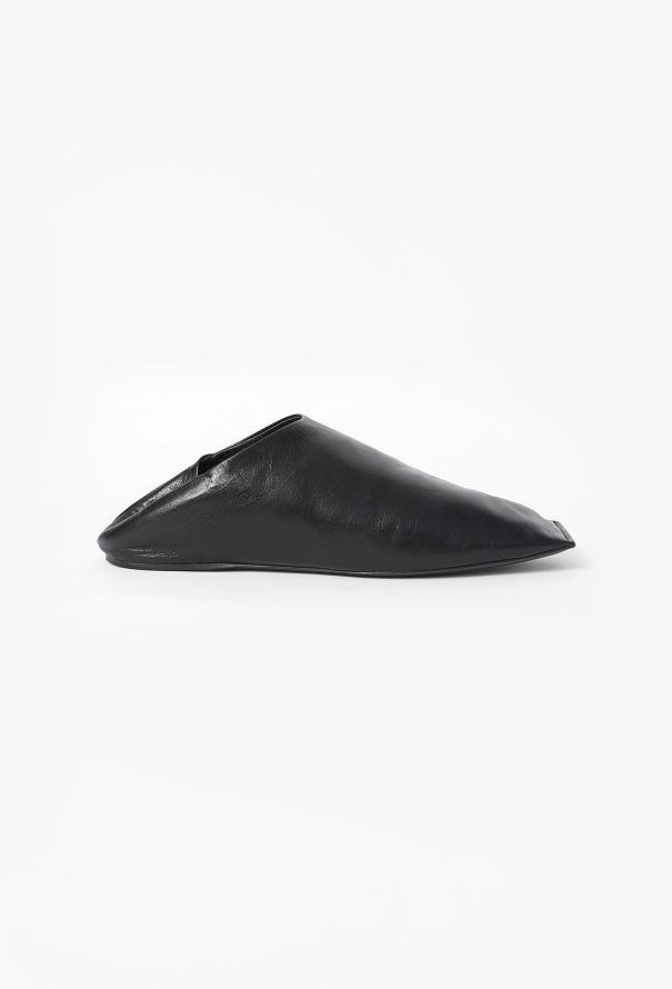 Balenciaga 2024 Babouche Leather Mules - 1