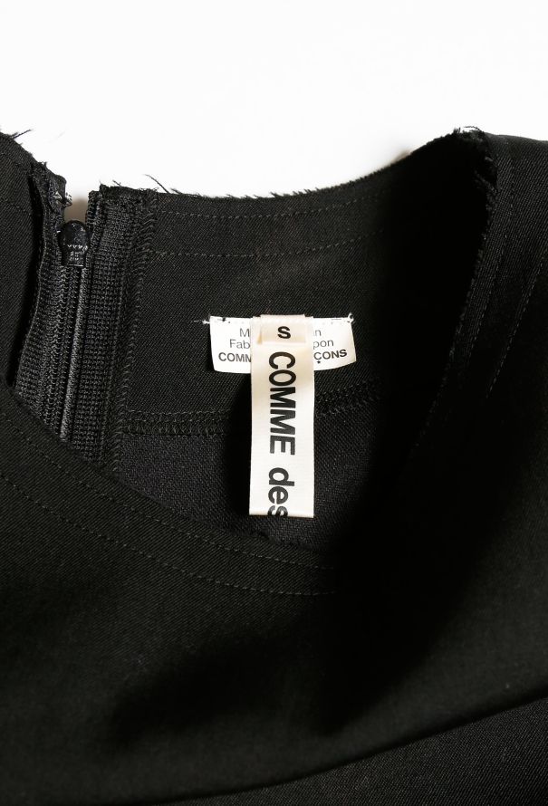 Comme des Garçons Tainted Wool Dress - 5