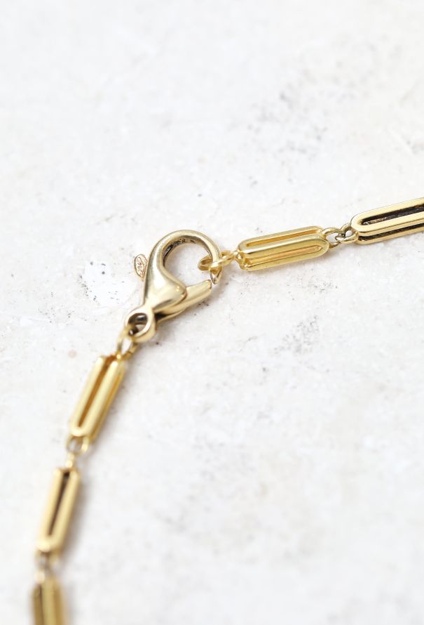 Vintage Fine Jewelry Antique 18k Yellow Gold Chain Necklace - 5