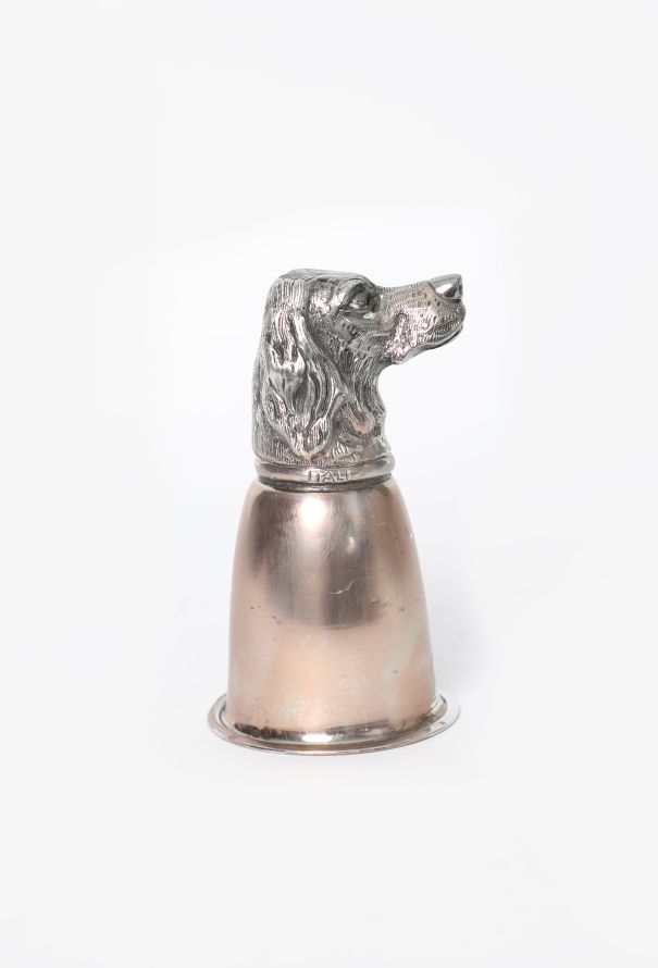 Gucci Vintage Dog-Head Sculpted Chalice – 1970s - 1
