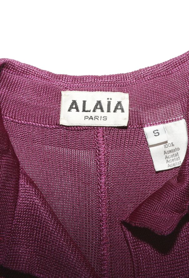 Alaïa ICONIC S/S 1986 Jersey Bodycon Dress - 7