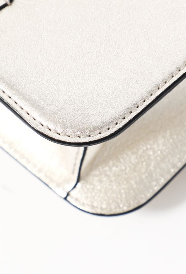 Valentino Metallic V-Sling Mini Bag - 8