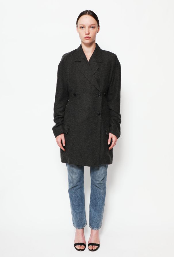 Céline Cashmere Double-Breasted Jacket - 4