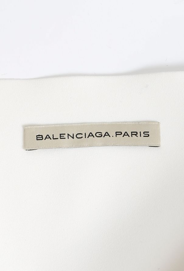Balenciaga 2013 Draped Flamenco Silk Skirt - 5
