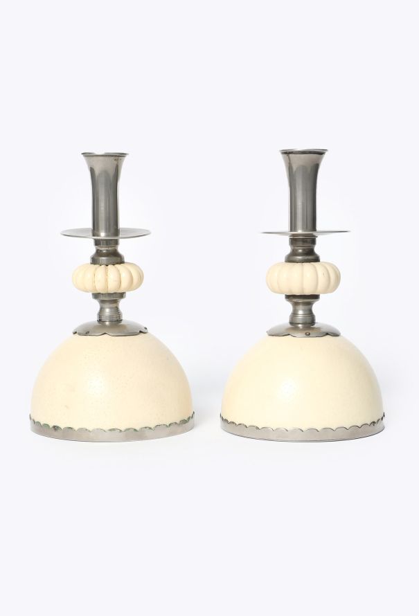 Dior Collector '70s Ostrich Egg Bougeoirs - 1