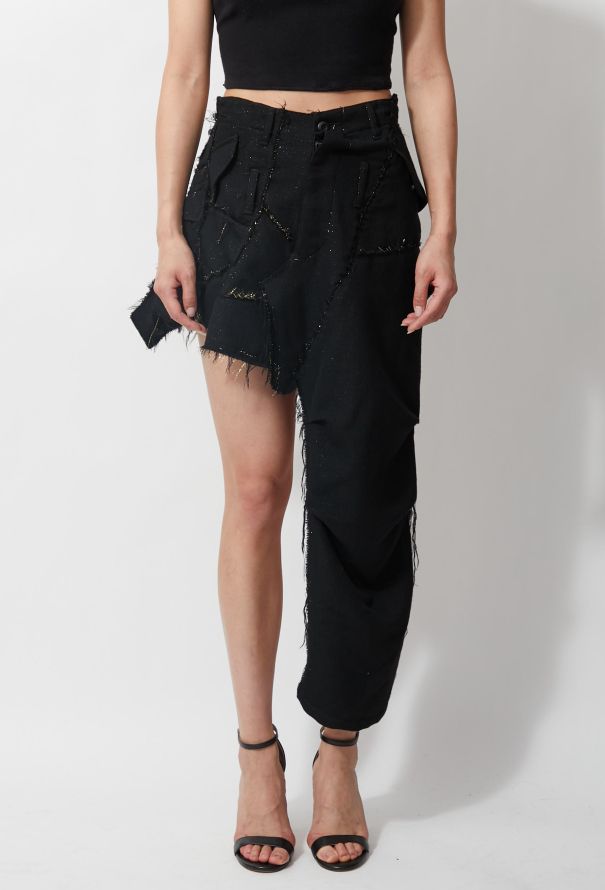 Junya Watanabe Iconic 2006 Deconstructed Metallic Skirt - 3