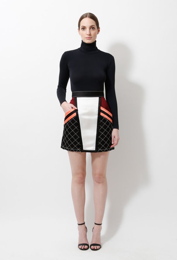 Louis Vuitton Quilted Colorblock Skirt - 1