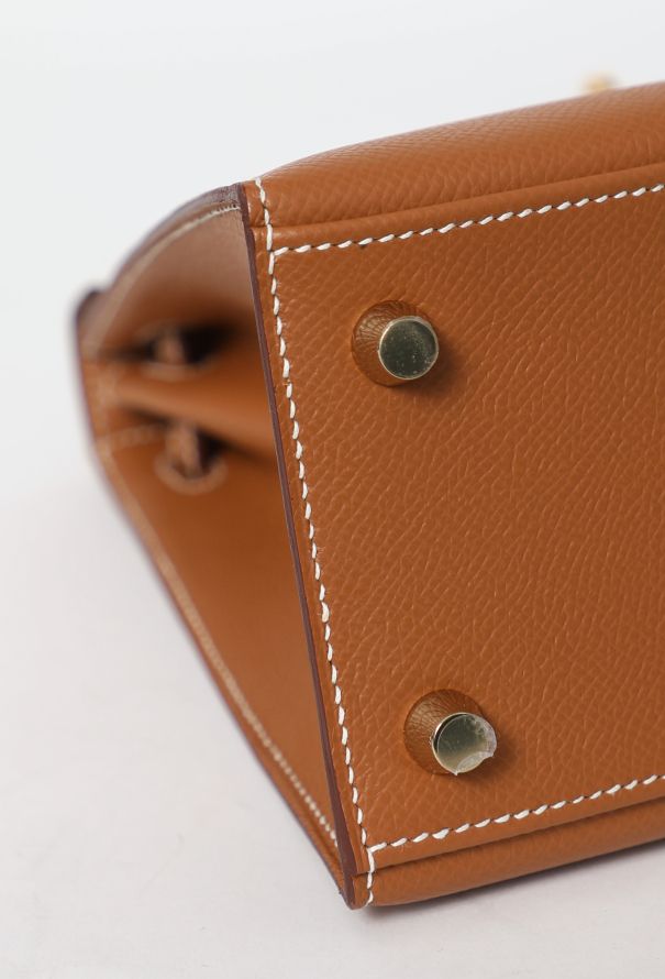 Hermès 2023 Gold Epsom Kelly Sellier 25 - 14