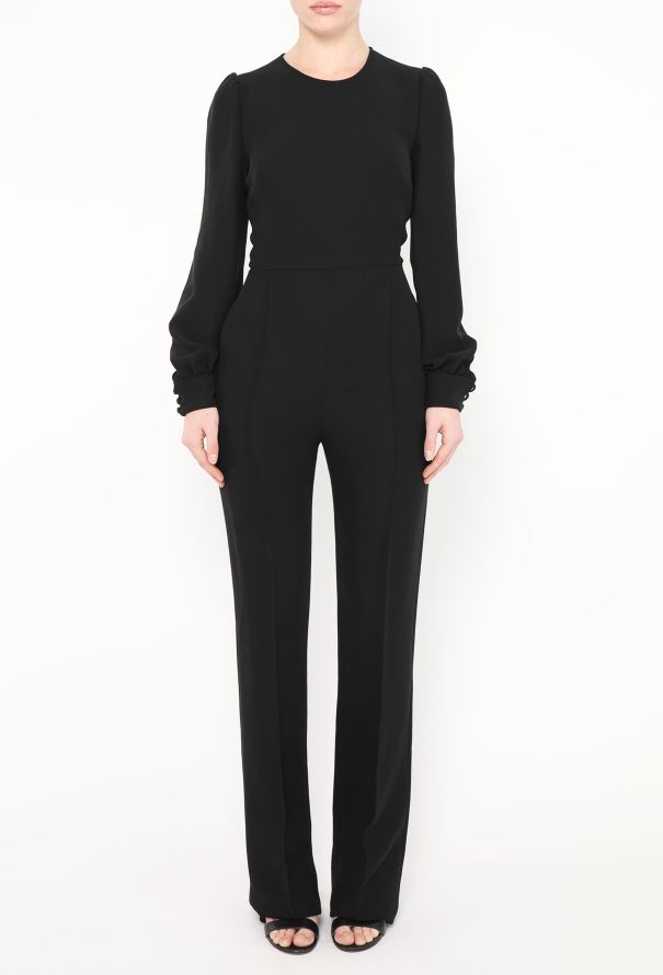 Valentino F/W 2012 Pleated Silk Jumpsuit - 3