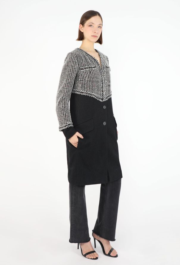 Chanel F/W 2011 Gripoix Tweed Coat - 7