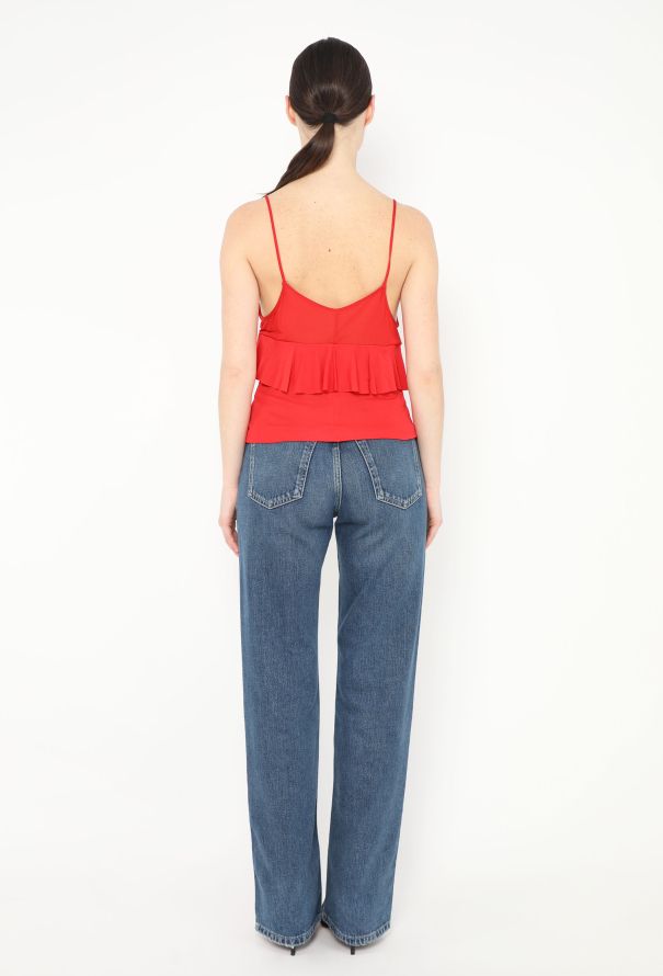 Saint Laurent 2004 Ruffled Camisole Top - 3