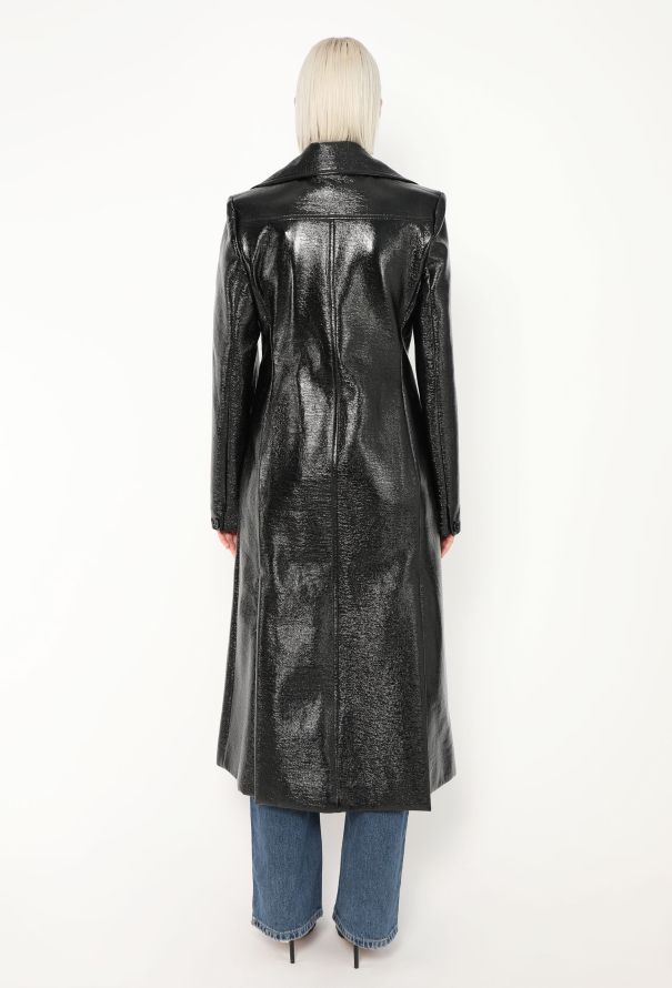 Courrèges 2024 Vinyl Buckle Trench Coat - 6