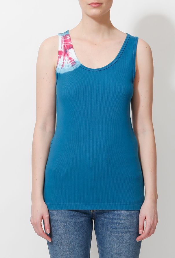 Calvin Klein S/S 2019 Blue Tie Dye Tank - 4