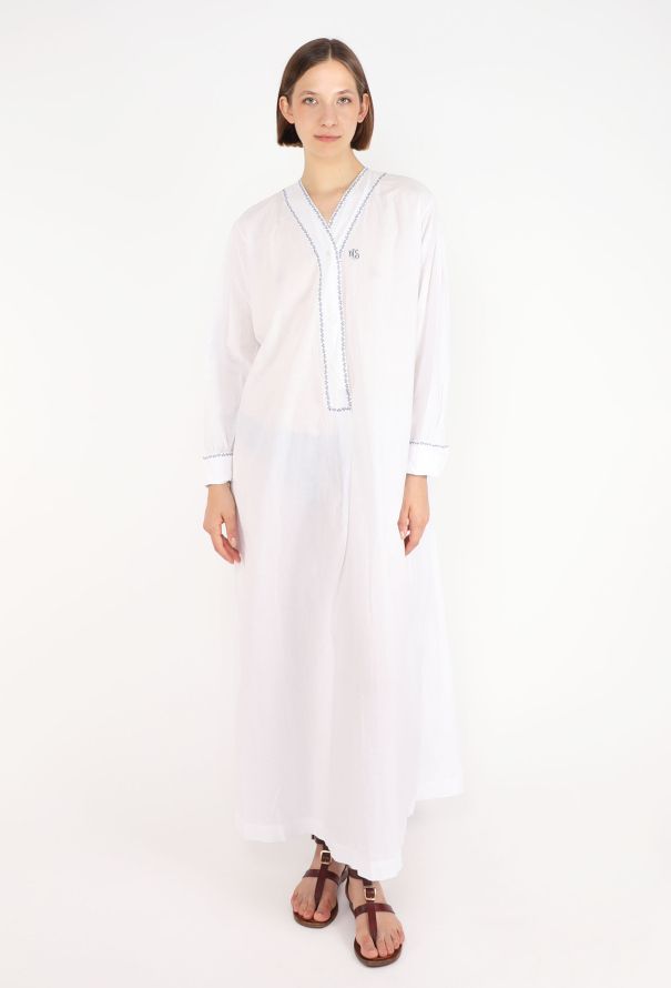 Embroidered Cotton Maxi Tunic - 5