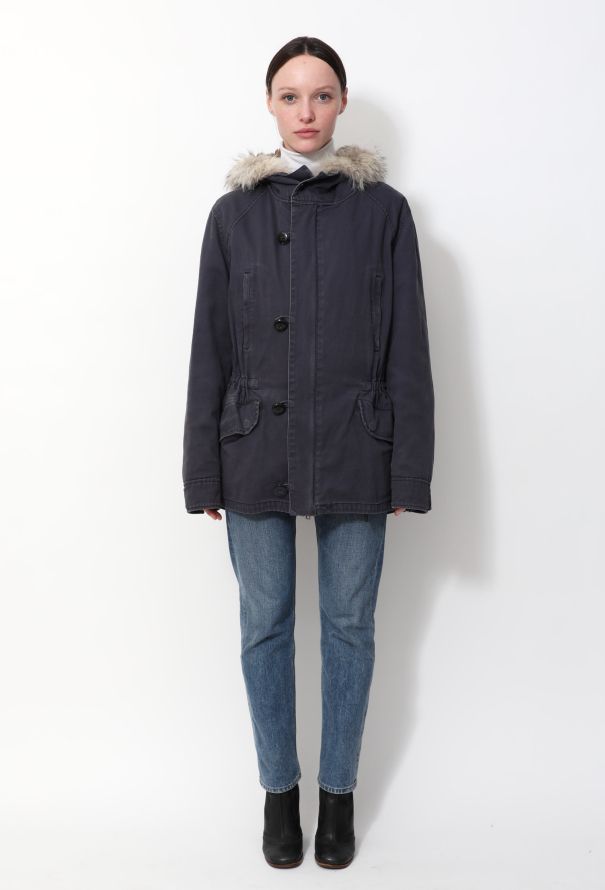 Yves Salomon Rabbit Fur Lined Parka - 3