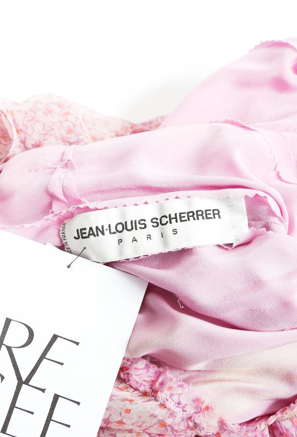 Jean-Louis Scherrer Floral Flowing Silk Dress - 5