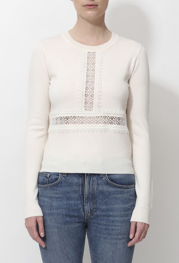 Chloé 2015 Crochet Detail Sweater - 1