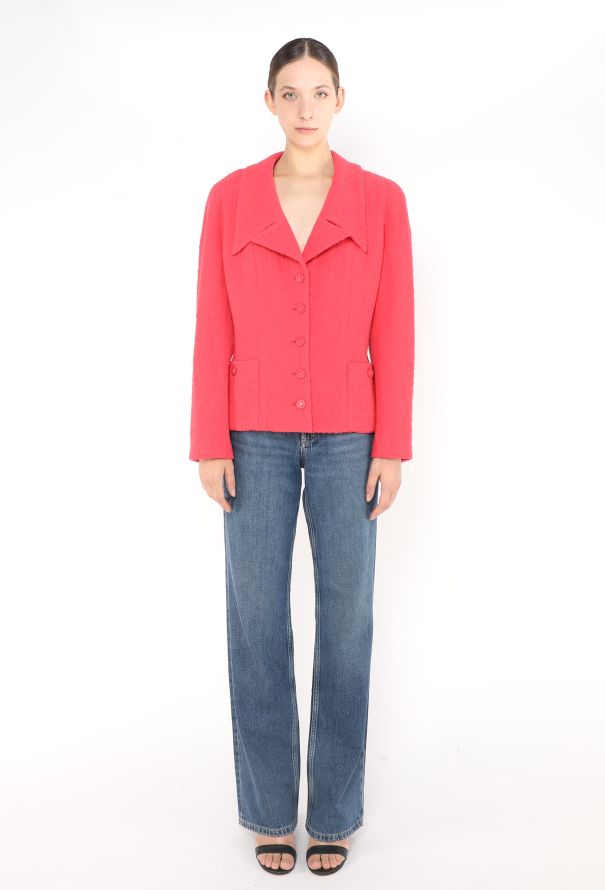 Chanel Early '90s 'CC' Bouclé Jacket - 3