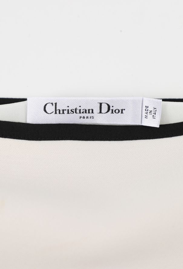 Dior Bicolor Logo Slip Dress, 2025 - 6